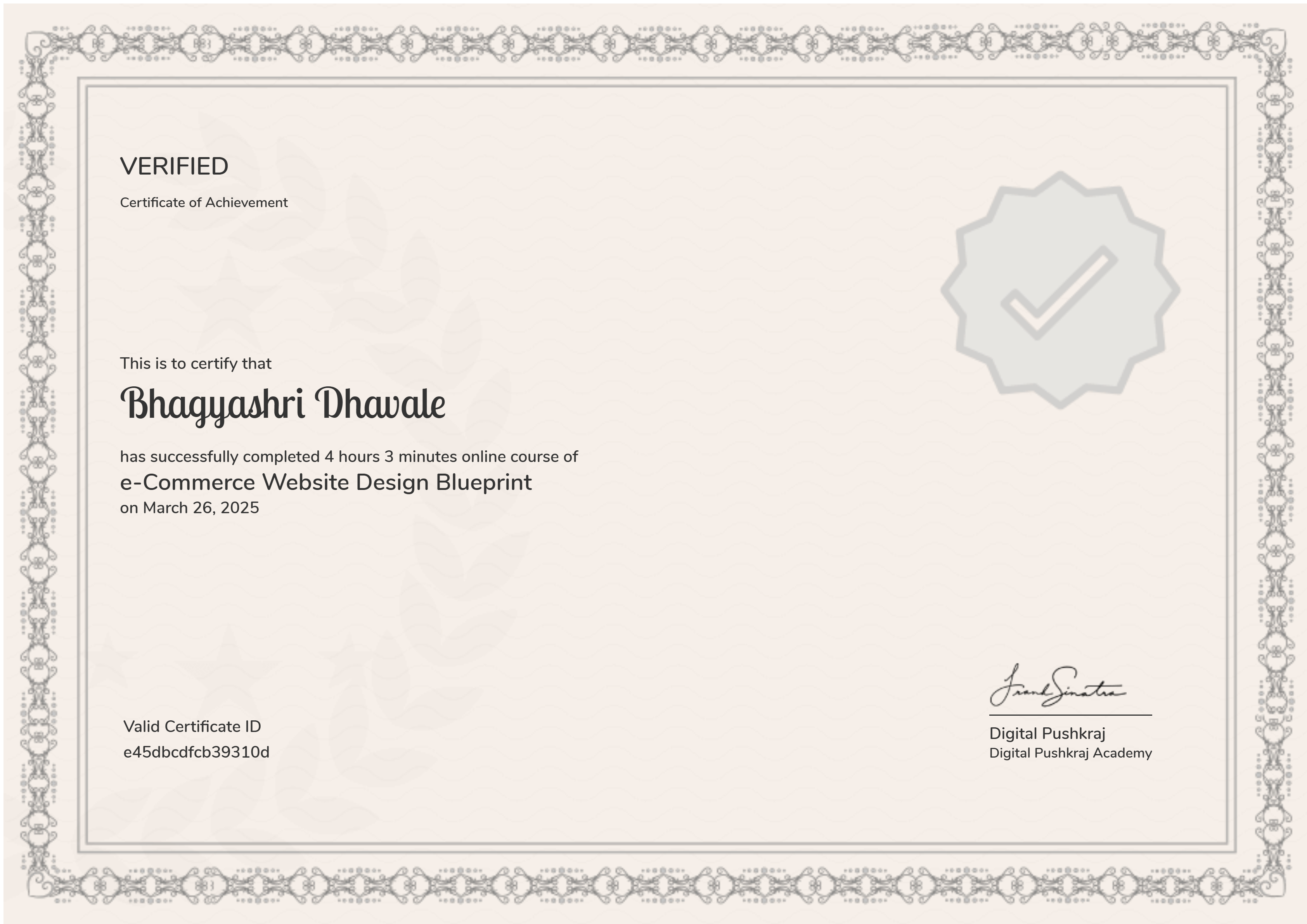 e-Commerce Website Design