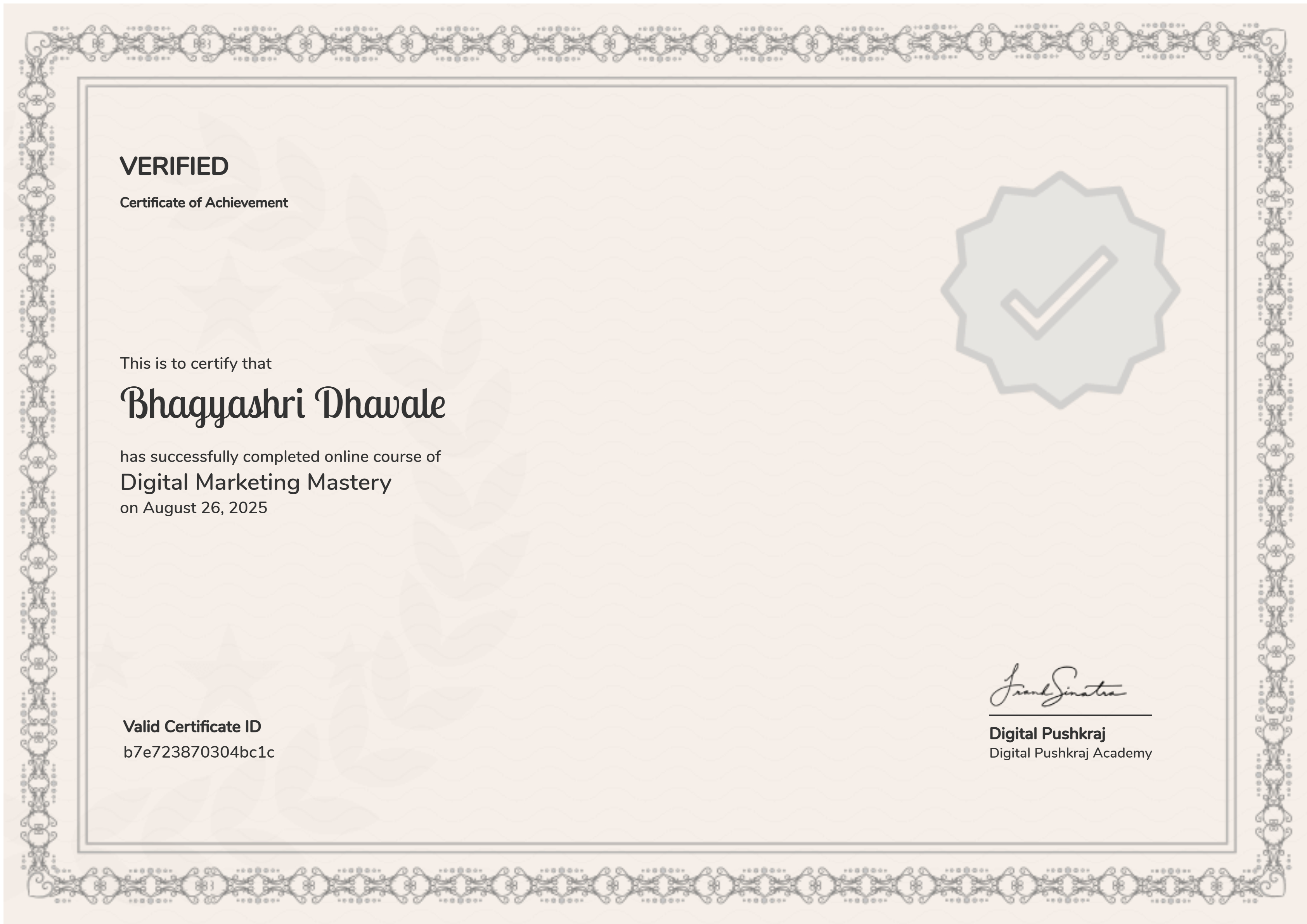 Digital Marketing Mastery